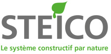 Logo Steico laine de bois isolation